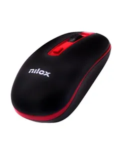 Nilox MOUSE WIRELESS BLACK RED 1600 DPI 2