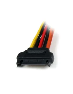 StarTech.com Cable 0,15m Adaptador Bifurcador Divisor Splitter Alimentación SATA Latching Cierre Pestillo - 2x Hembra 2