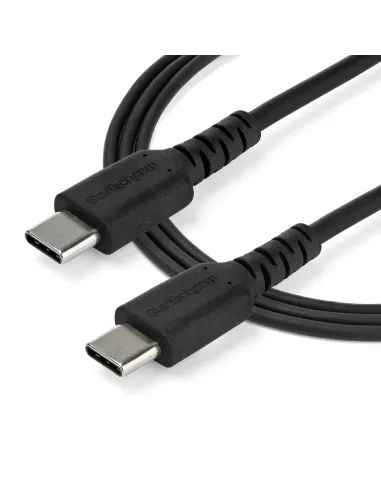 StarTech.com Cable de 2m de Carga USB C - de Carga Rápida y Sincronización USB 2.0 Tipo C a USB C para Portátiles -