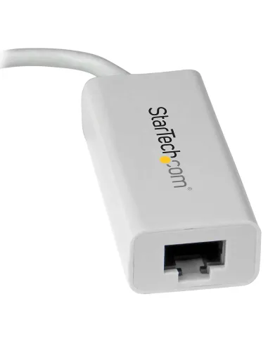 StarTech.com Adaptador de Red Ethernet Gigabit USB-C - Adaptador externo USB 3.0 a RJ45 - USB Tipo C a Ethernet - Negro
