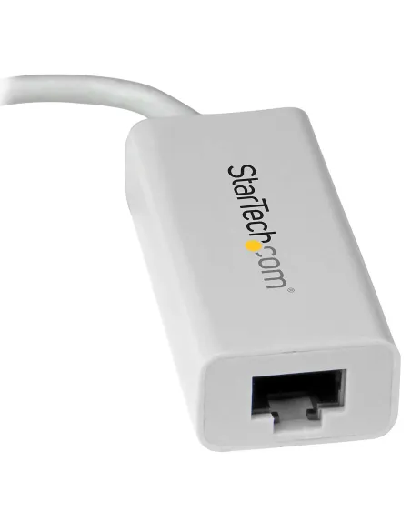 StarTech.com Adaptador de Red Ethernet Gigabit USB-C - Adaptador externo USB 3.0 a RJ45 - USB Tipo C a Ethernet - Negro
