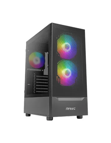 Caja ordenador gaming antec nx410 atx 2 x usb 2.0 1 x usb 3.2 sin fuente negro rgb