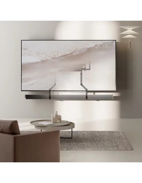 AISENS Soporte Universal Para Barra de Sonido, Negro