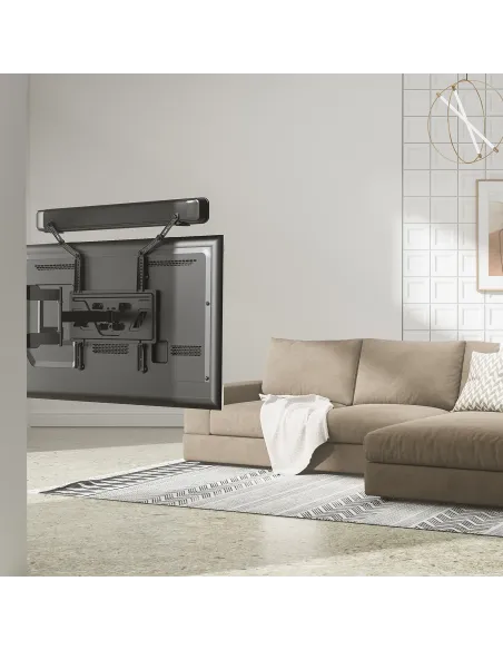 AISENS Soporte Universal Para Barra de Sonido, Negro