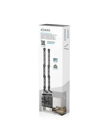 AISENS Soporte Universal Para Barra de Sonido, Negro