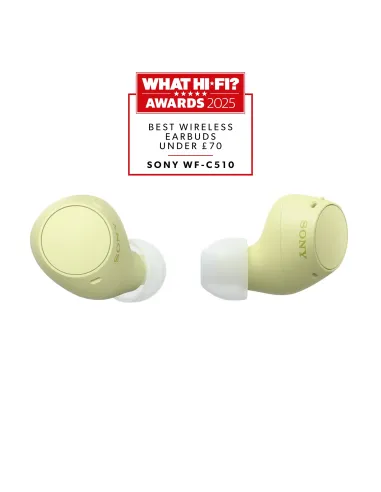 Sony WF-C510 Auriculares True Wireless Stereo (TWS) Dentro de oído Llamadas Música Deporte Uso diario Bluetooth Amarillo