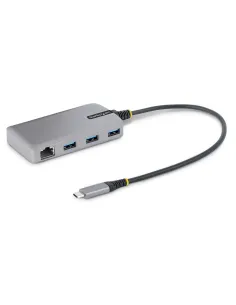 StarTech.com Hub USB-C de 3 Puertos USBA - USB 3.0 de 5Gbps - Alimentado por el Bus - Concentrador USB-C de 3 Puertos USB-A -