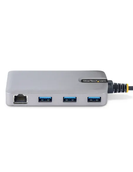 StarTech.com Hub USB-C de 3 Puertos USBA - USB 3.0 de 5Gbps - Alimentado por el Bus - Concentrador USB-C de 3 Puertos USB-A -