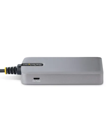 StarTech.com Hub USB-C de 3 Puertos USBA - USB 3.0 de 5Gbps - Alimentado por el Bus - Concentrador USB-C de 3 Puertos USB-A -