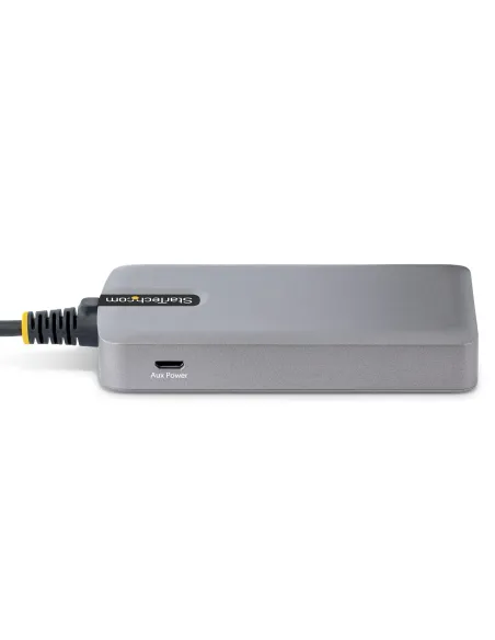 StarTech.com Hub USB de 4 Puertos USBA - USB 3.0 de 5Gbps - Alimentado por el Bus - Concentrador USB-C de 4 Puertos USB-A con