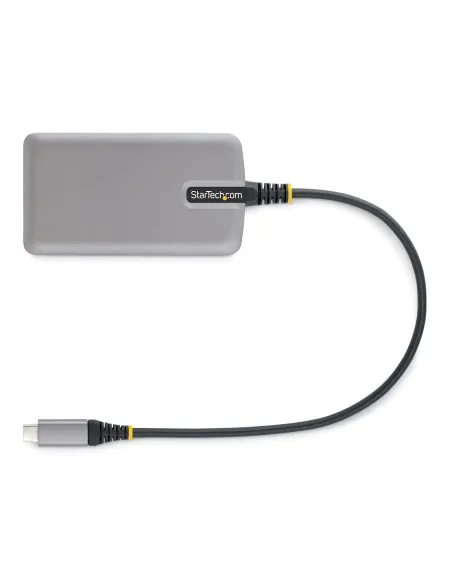 StarTech.com Hub USB de 4 Puertos USBA - USB 3.0 de 5Gbps - Alimentado por el Bus - Concentrador USB-C de 4 Puertos USB-A con