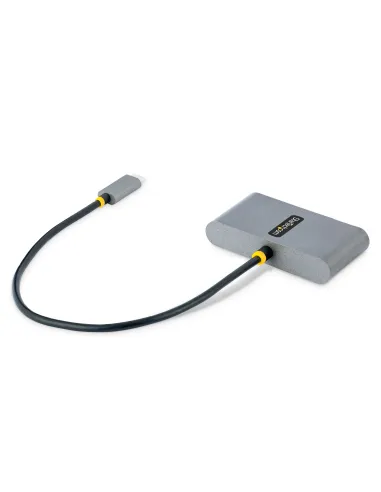 StarTech.com Hub Concentrador USB-C de 4 Puertos con Entrega de Alimentación de 100W de Paso - Ladrón USB Tipo C - - 2x USB-A +