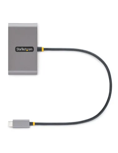 StarTech.com Hub Concentrador USB-C de 4 Puertos con Entrega de Alimentación de 100W de Paso - Ladrón USB Tipo C - - 2x USB-A +