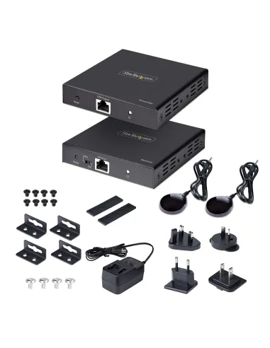 StarTech.com Extensor Alargador HDMI 4K por Cable CAT5 CAT6 Ethernet - Extensor de Vídeo 4K 60Hz HDR hasta 70m - Salida de