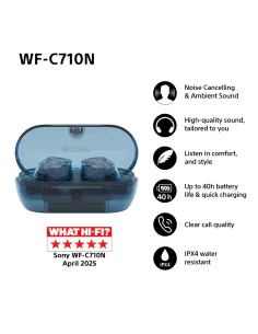 Sony WFC710NL.CE7 auricular y casco Auriculares True Wireless Stereo (TWS) Dentro de oído Llamadas Música USB Tipo C Bluetooth