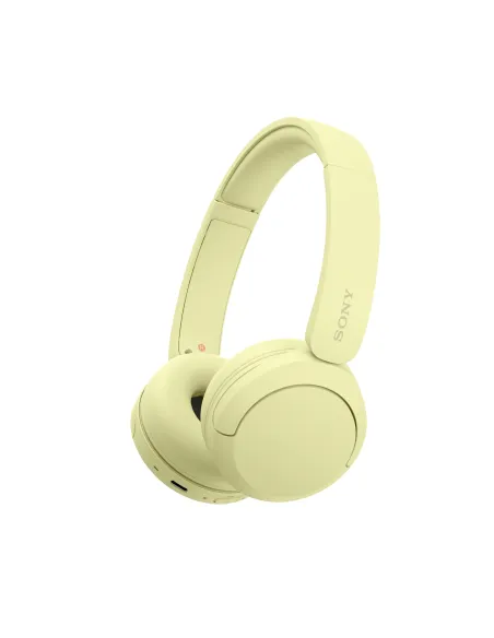 Sony WHCH520Y.CE7 auricular y casco Auriculares Inalámbrico Diadema Llamadas Música USB Tipo C Bluetooth Amarillo