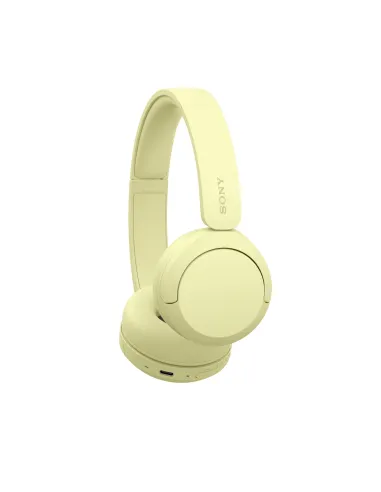 Sony WHCH520Y.CE7 auricular y casco Auriculares Inalámbrico Diadema Llamadas Música USB Tipo C Bluetooth Amarillo