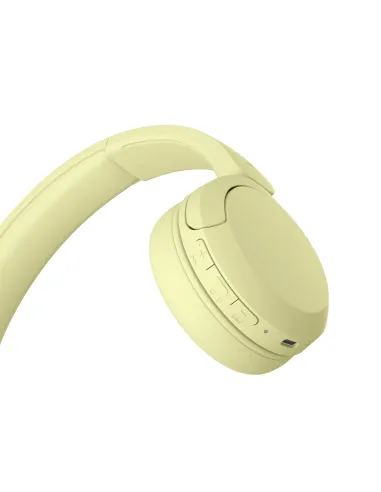 Sony WHCH520Y.CE7 auricular y casco Auriculares Inalámbrico Diadema Llamadas Música USB Tipo C Bluetooth Amarillo