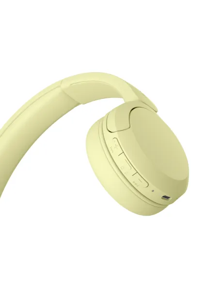Sony WHCH520Y.CE7 auricular y casco Auriculares Inalámbrico Diadema Llamadas Música USB Tipo C Bluetooth Amarillo