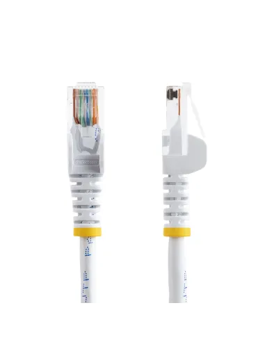 StarTech.com Cable de Red de 5m Blanco Cat5e Ethernet RJ45 sin Enganches