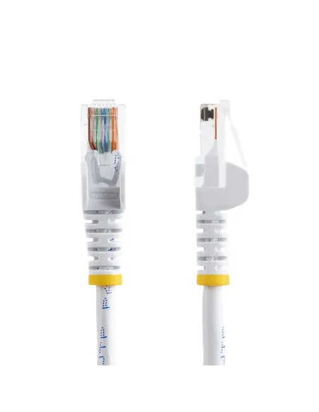 StarTech.com Cable de Red de 5m Blanco Cat5e Ethernet RJ45 sin Enganches