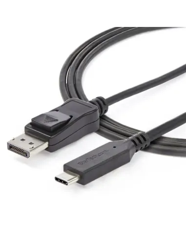 StarTech.com CDP2DP146B adaptador de cable de vídeo 1,8 m USB Tipo C DisplayPort Negro