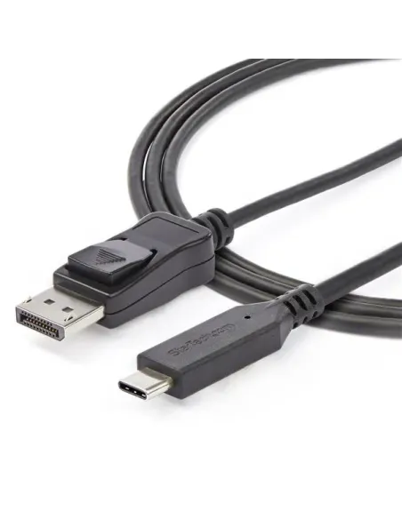 StarTech.com CDP2DP146B adaptador de cable de vídeo 1,8 m USB Tipo C DisplayPort Negro