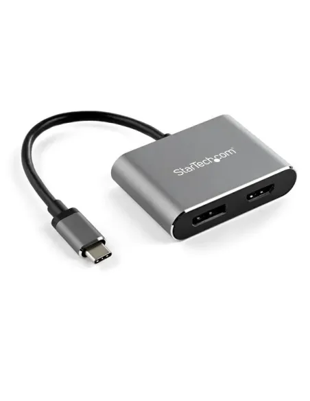 StarTech.com Adaptador de Vídeo Multipuertos USB-C - HDMI o DisplayPort - 4K de 60Hz