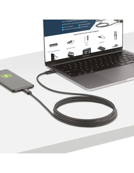 StarTech.com A40G2MB-TB4-CABLE cable Thunderbolt 2 m 40 Gbit s Negro