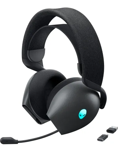 Alienware AW725H Auriculares Inalámbrico y alámbrico Diadema Juego USB Tipo C Bluetooth Negro