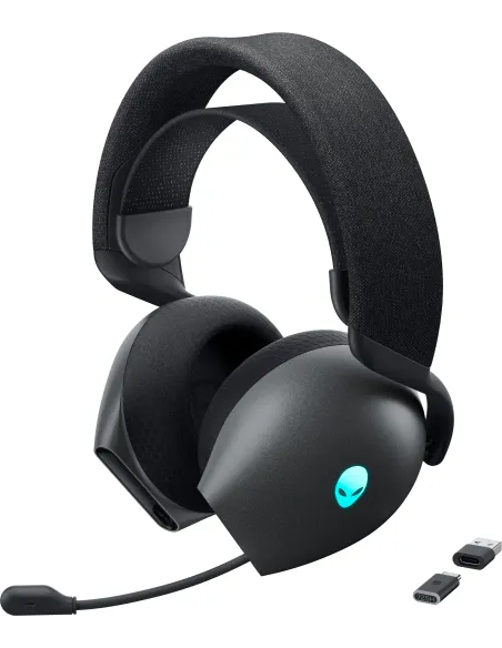 Alienware AW725H Auriculares Inalámbrico y alámbrico Diadema Juego USB Tipo C Bluetooth Negro