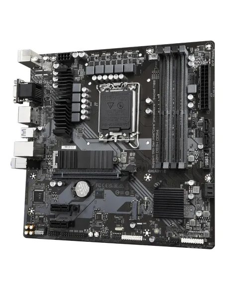GIGABYTE B760M DS3H DDR4 Placa base - Soporta CPUs Intel Core de 14ª generación, VRM digital de 6+2+1 fases, hasta 5333MHz DDR4