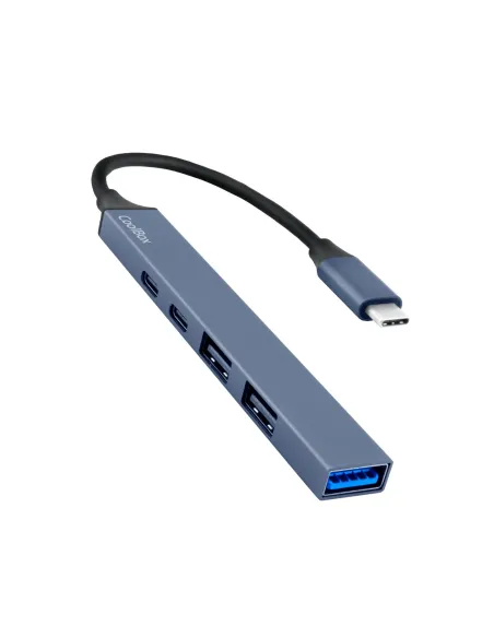 CoolBox MINIDOCK 5 ALUMINIO USB-C + PD 100W 2X USB-A 1X USB-C 1X USB-A 3.2 GEN1