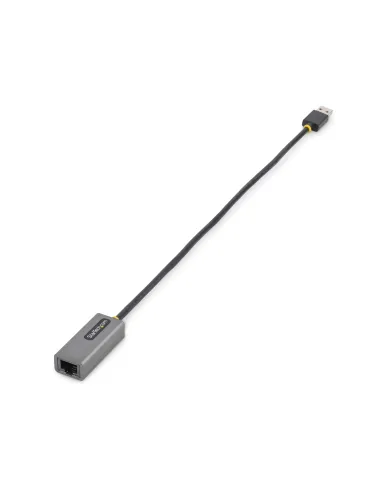StarTech.com Adaptador USB 3.0 a Ethernet Gigabit de 10 100 1000 para Portátiles - con Cable Incorporado de 30cm - Adaptador