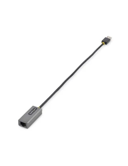 StarTech.com Adaptador USB 3.0 a Ethernet Gigabit de 10 100 1000 para Portátiles - con Cable Incorporado de 30cm - Adaptador