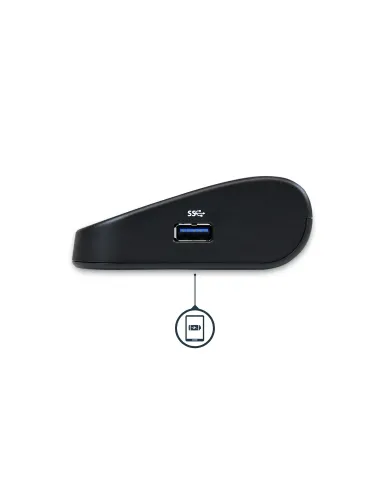 StarTech.com Docking Station USB 3.0 de 2 Monitores para Portátil - HDMI DVI VGA - Hub Ladrón 3x USB-A - GbE - Audio -