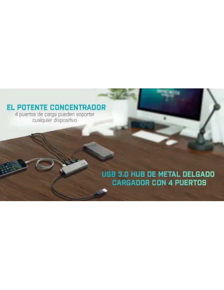 i-tec Metal Superspeed USB 3.0 4-Port Hub