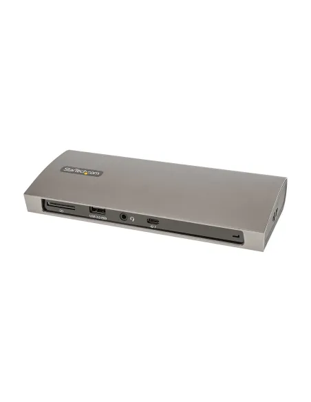 StarTech.com Docking Station Thunderbolt 4, PD de 96W, para 1 Monitor de 8K para 2 Monitores de 4K 60Hz, 3xTB4 USB4,