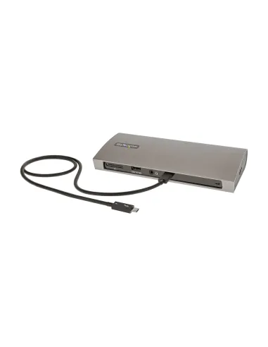 StarTech.com Docking Station Thunderbolt 4, PD de 96W, para 1 Monitor de 8K para 2 Monitores de 4K 60Hz, 3xTB4 USB4,