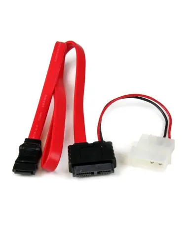 StarTech.com Adaptador Cable SATA Slimline Línea Delgada 13 Pines a Molex Macho LP4 y SATA