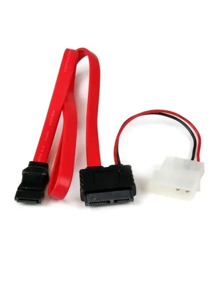 StarTech.com Adaptador Cable SATA Slimline Línea Delgada 13 Pines a Molex Macho LP4 y SATA