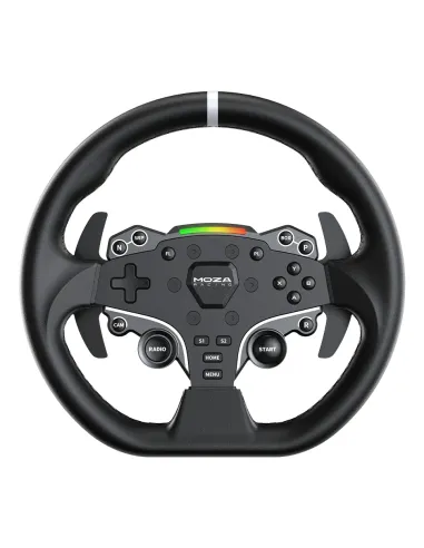 Moza Racing RS20 mando y volante Negro Volante + Pedales PC