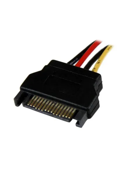 StarTech.com Cable de 30cm Adaptador de Alimentación SATA a LP4 - Hembra a Macho