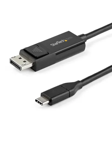 StarTech.com Cable de 2m USB C a DisplayPort 1.2 de 4K a 60Hz - Cable Adaptador de Vídeo Bidireccional DP a USB-C o USB-C a DP