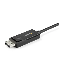 StarTech.com Cable de 2m USB C a DisplayPort 1.2 de 4K a 60Hz - Cable Adaptador de Vídeo Bidireccional DP a USB-C o USB-C a DP 2