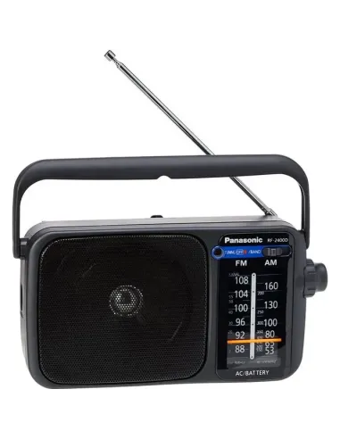 Radio panasonic rf - 2400deg - k altavoz entrada auriculares color negro