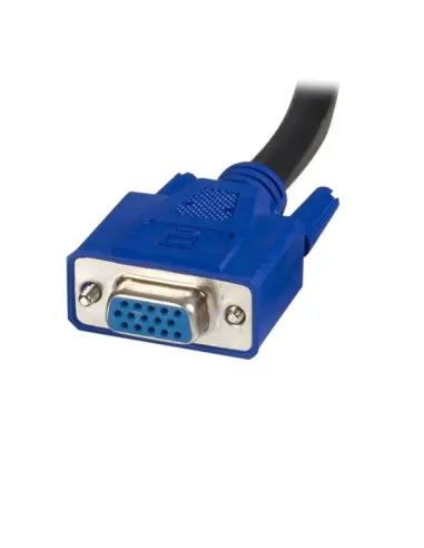 StarTech.com Cable KVM de 1,8m Todo en Uno VGA USB A USB B HD15 - 6ft Pies 2 en 1