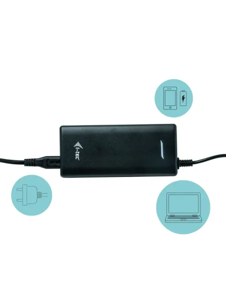 i-tec Metal USB4 Docking station Dual 4K HDMI DP with Power Delivery 80 W + Universal Charger 100 W