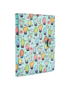 SilverHT Funda Universal Rotatory 360º (9 - 10.1'') Cactoos Green metal