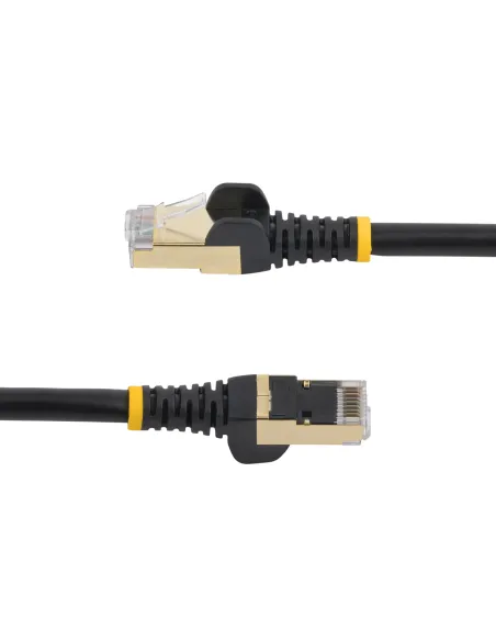 StarTech.com Cable de 5m de Red Ethernet CAT6a Negro RJ45 STP